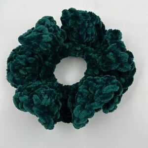 2 Oversized Scrunchies Hair Ties Crochet Handmade